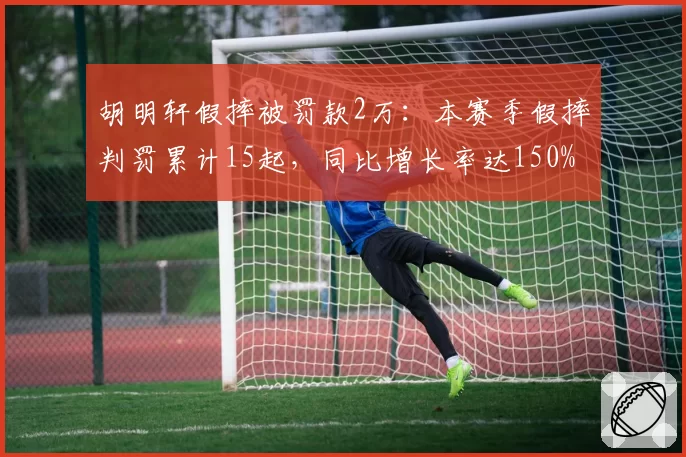 胡明轩假摔被罚款2万：本赛季假摔判罚累计15起，同比增长率达150%